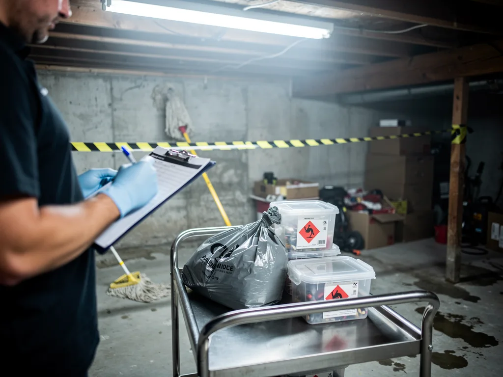 DIY vs when to call a pro for a typical biohazard cleanup